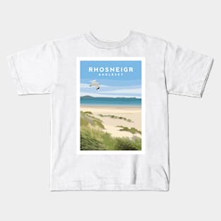 Rhosneigr Beach, Anglesey - North Wales Kids T-Shirt